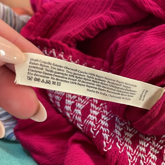 NWT Intimately Free People Tubes On Raspberry Bodysuit - Picture 9 of 12